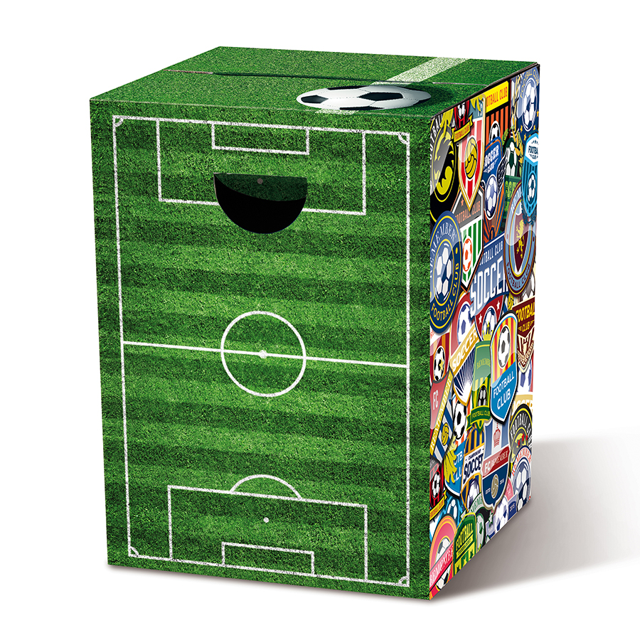 Табурет картонный сборный Soccer, 33x33 см, 44 см, Картон, Remember, Германия