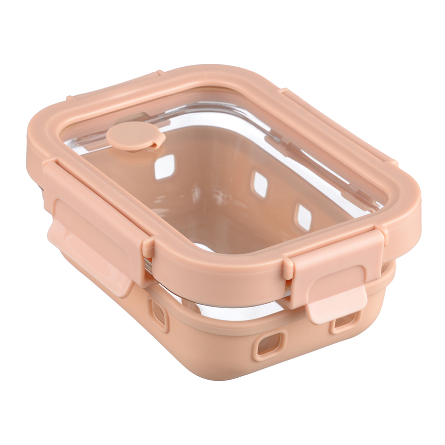   Glass Food square case beige 370, 1713 , 7 , 370 , , , , Smart Solutions, 
