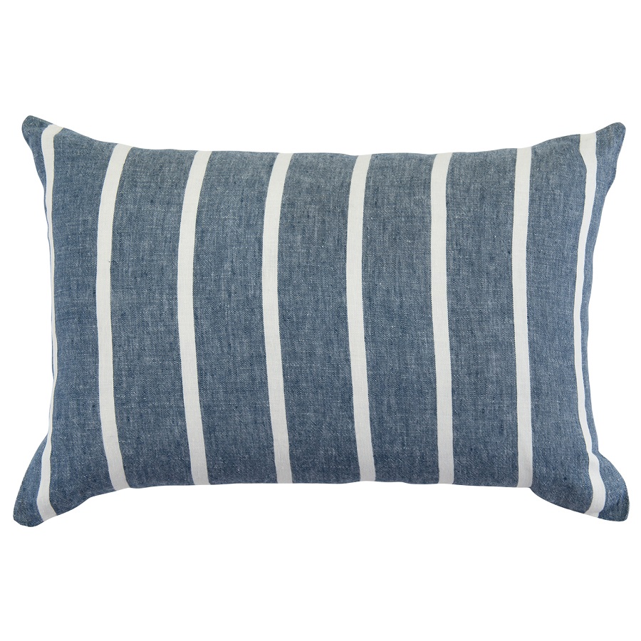 Чехол на подушку декоративный Essential Dark Blue Striped 40x60