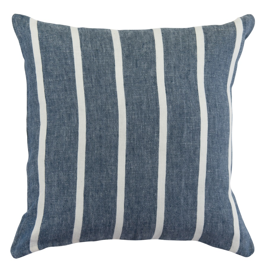 Чехол на подушку декоративный Essential Dark Blue Striped 45