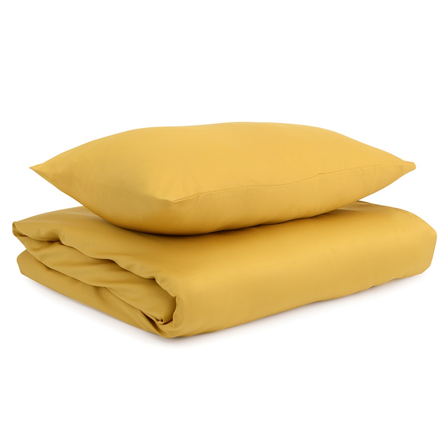 Комплект постельного белья детский Essential satin yellow 100х120