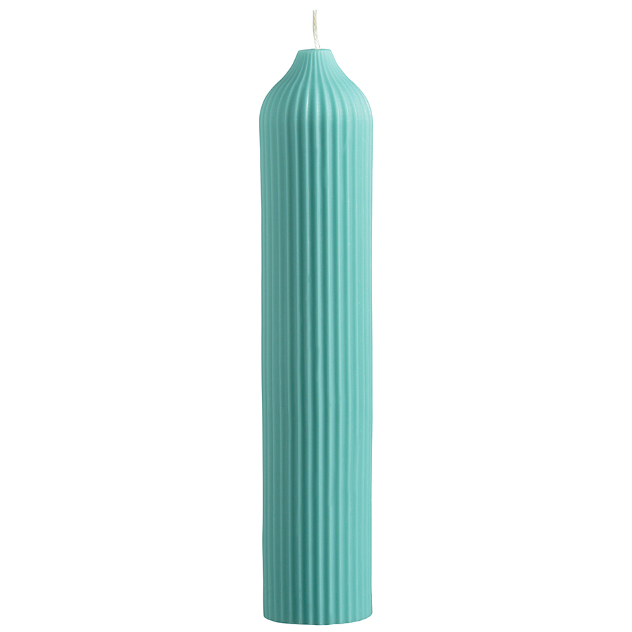 Свеча Edge candle turquoise 26, 5 см, 26 см, Воск, Парафин, Tkano, Россия, Edge candle