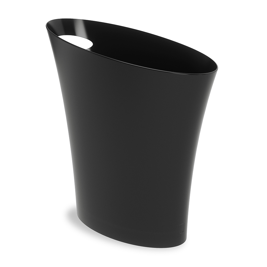 Контейнер мусорный Skinny Black, 34x17 см, 33 см, 7,5 л, Пластик, Umbra, Канада, Skinny