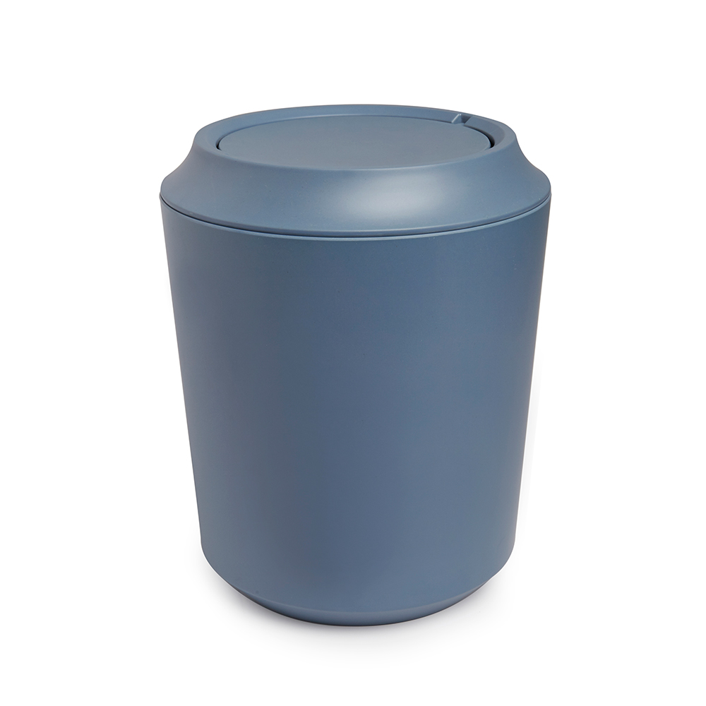 Корзина для мусора Fiboo blue, 20 см, 25 см, Бамбуковое волокно, Umbra, Канада