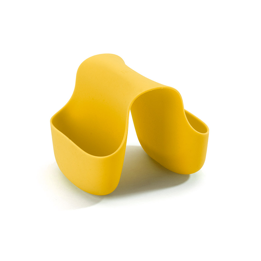 Органайзер для раковины Saddle yellow, 11х13 см, 10 см, Пластик, Umbra, Канада