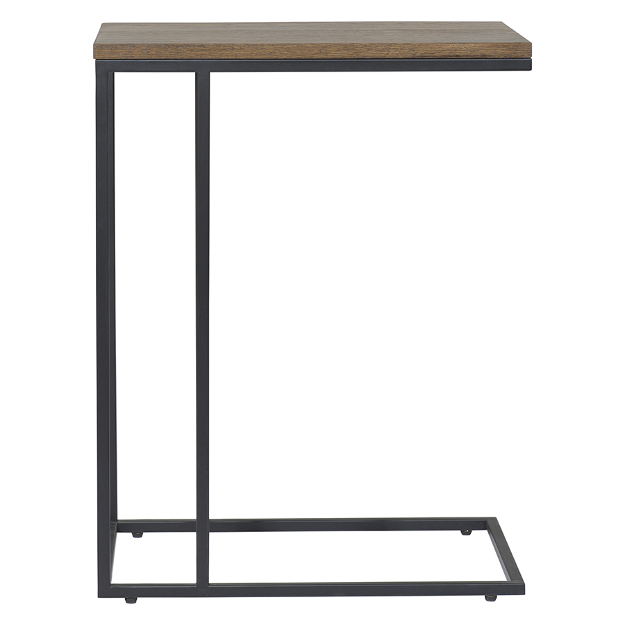 Столик для ноутбука Rivoli, 50х35 см, 65 см, Сталь, Дуб, Unique Furniture, Дания, Rivoli