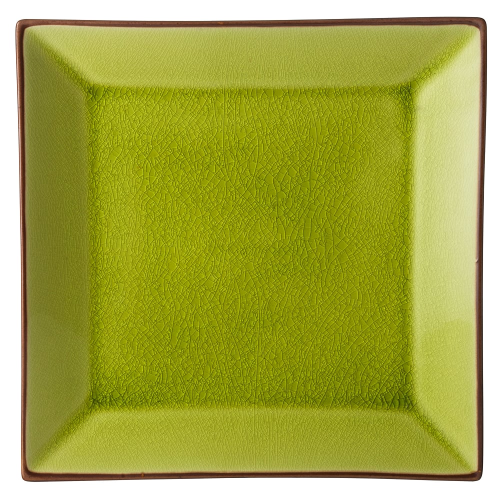 Тарелка обеденная Soho Green, 25х25 см, Керамика, Utopia
