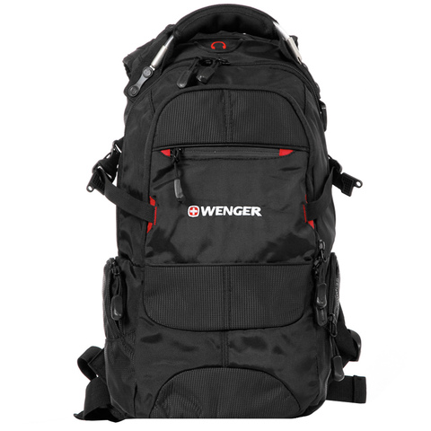 Рюкзак Narrow Hiking Pack Black, 18х23 см, 47 см, 19 л, Полиэстер, Wenger