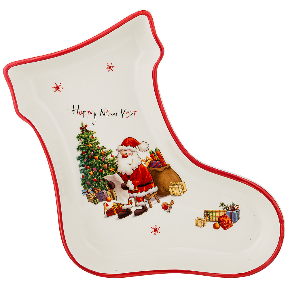   Happy Santa Sock 26, 2620 ,  , Agness, , Merry Christmas