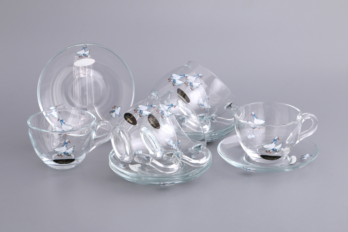    Geese glass, 6 ., 215 , , , Geese