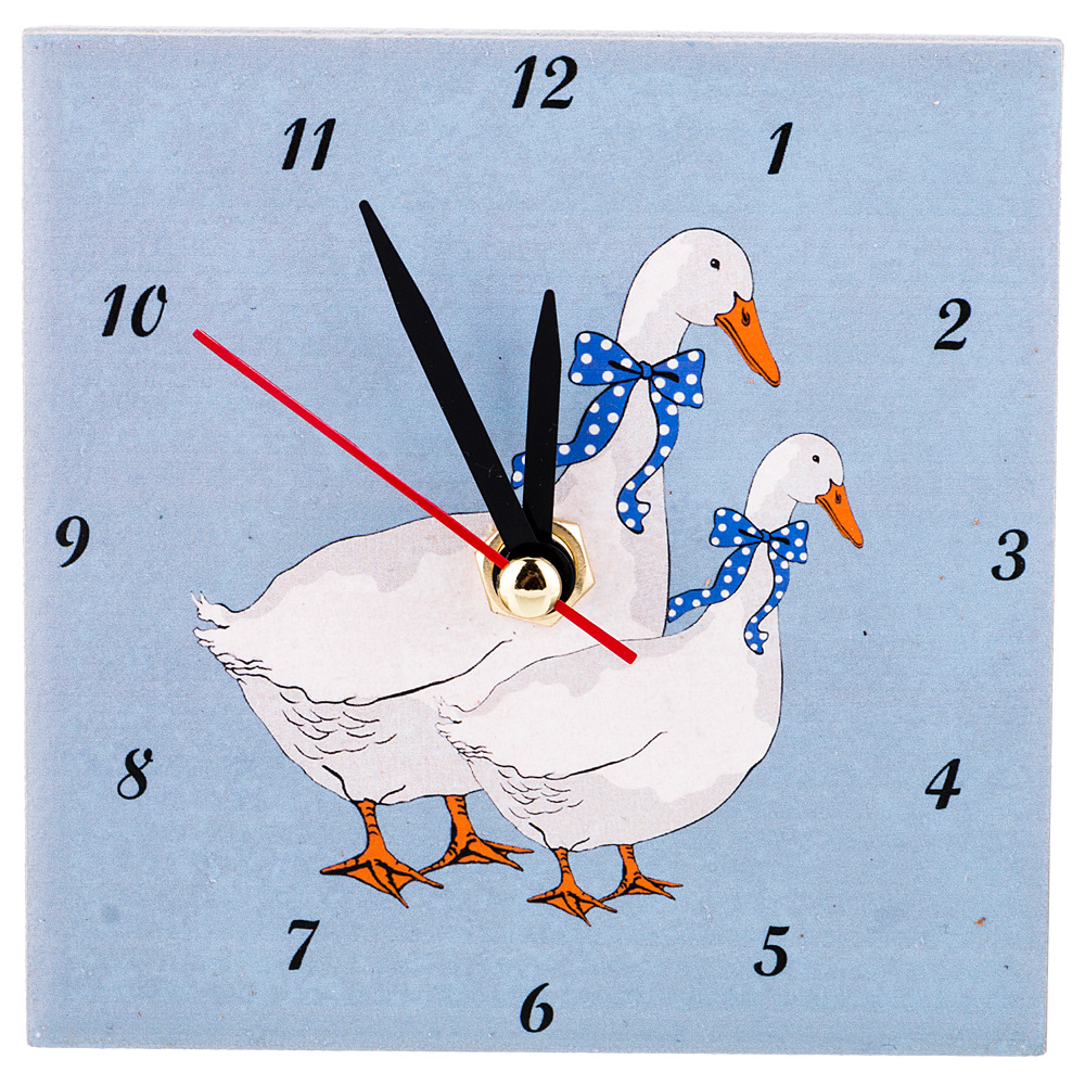   Geese blue, 10x10 , , , Geese