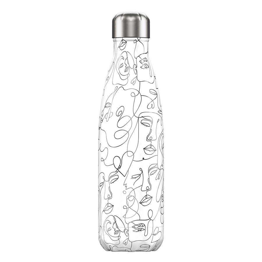  line drawing Faces 500 , 500 , 7 , 26 , , . , , Chilly's Bottles, 