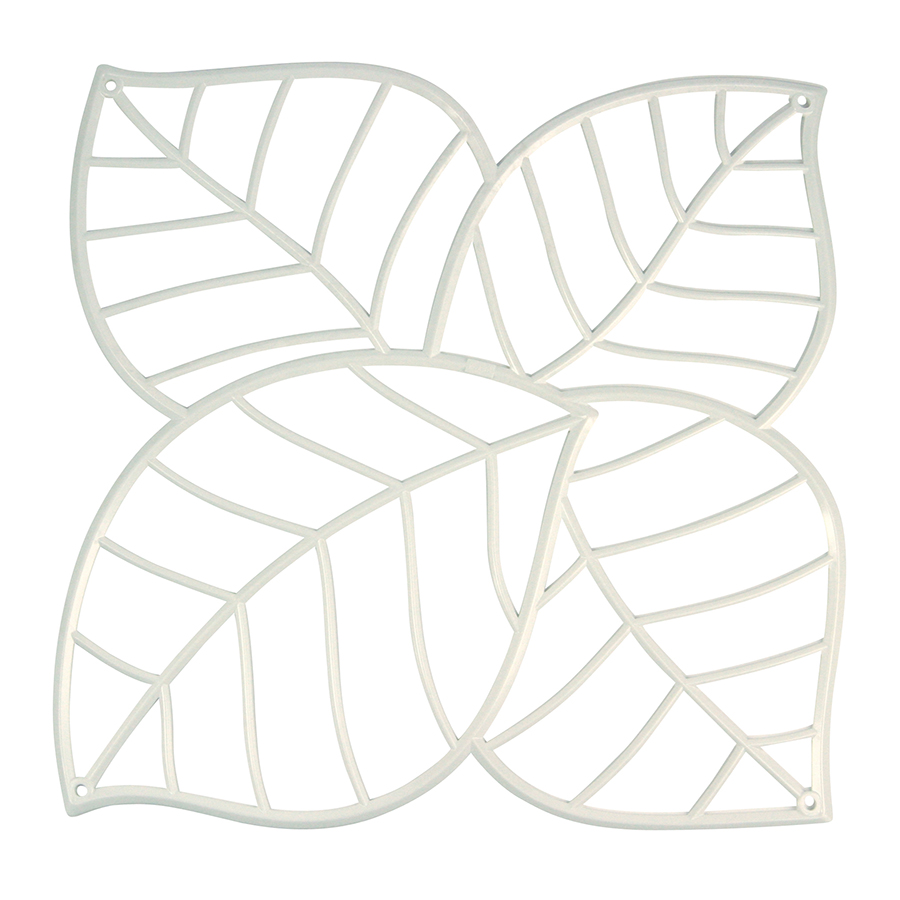    Leaf White, 4 ., 27x27 , , Koziol, 