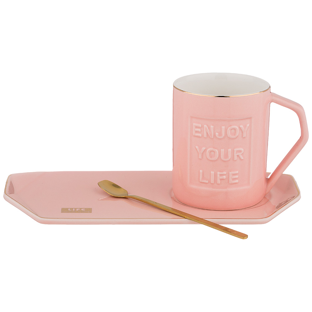   Break time rectang pink, 250 , , Lefard, 