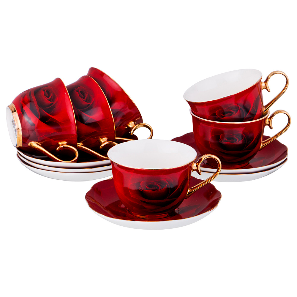   Rose porcelain red  6 , 12 ., 36 , 270 , 11 , 6 , , Lefard, 