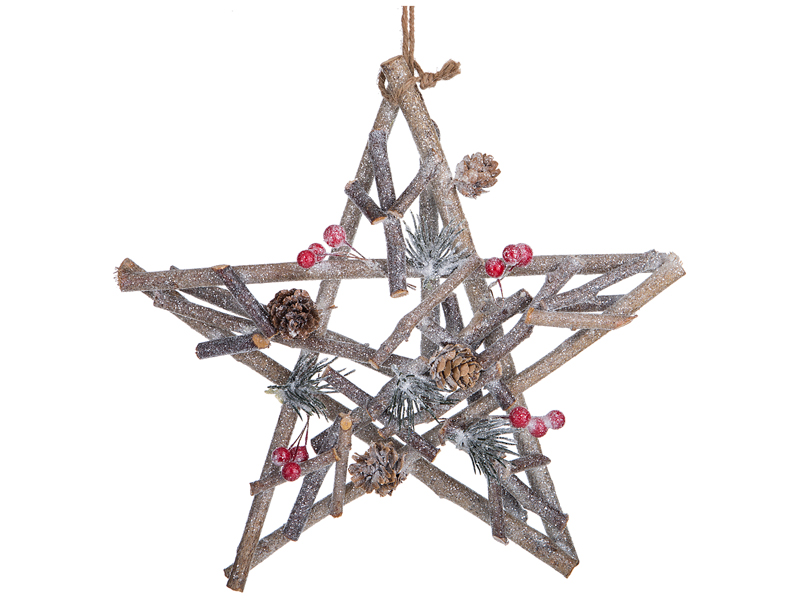   Wooden Christmas, 30x30 , , Lefard