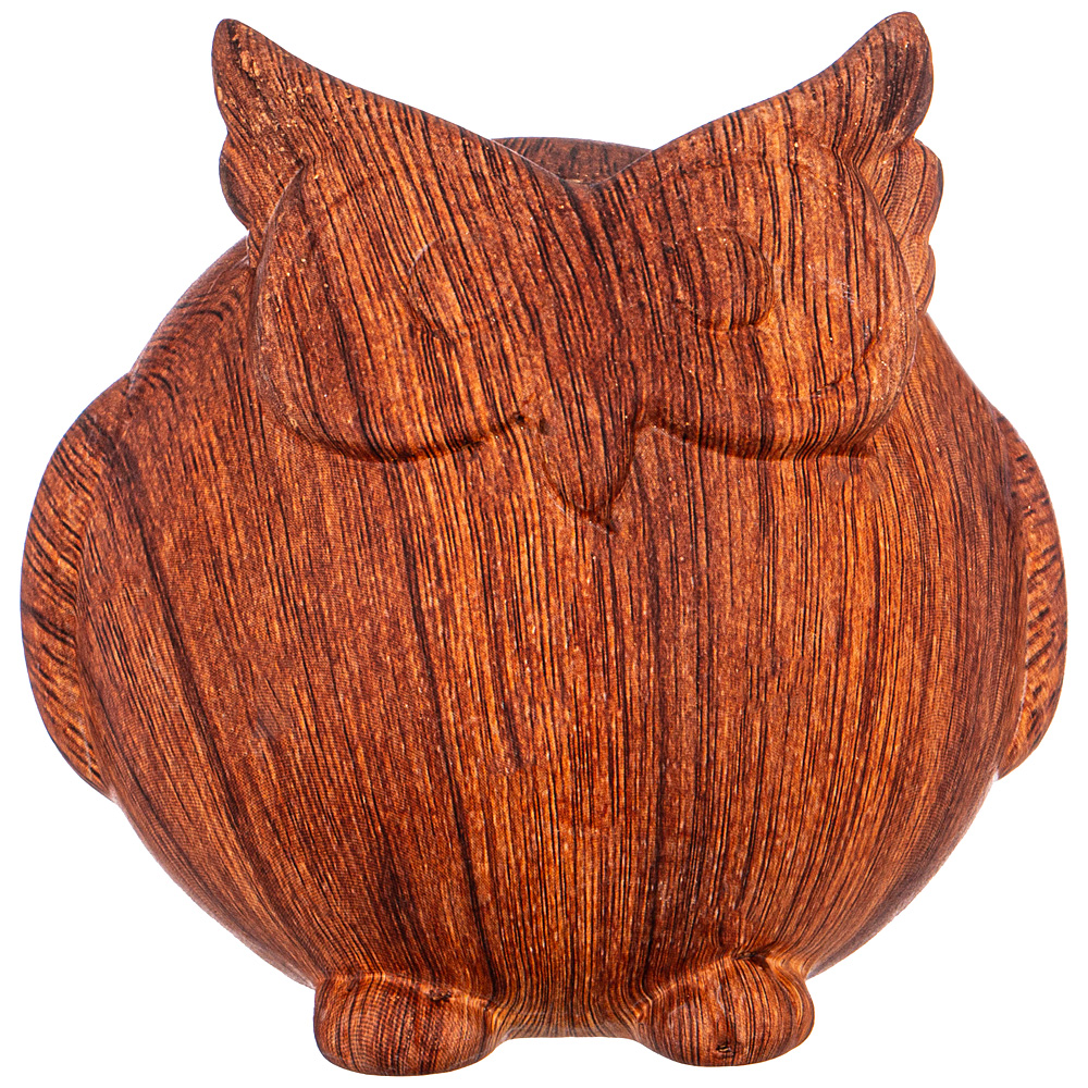  Wood Ceramic Owl 11, 12 , 11 , , Lefard, 