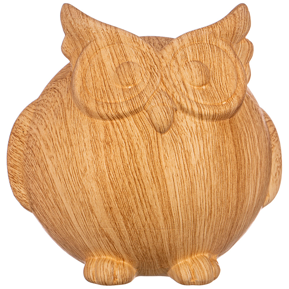  Wood Ceramic Owl 14, 14 , 14 , , Lefard, 