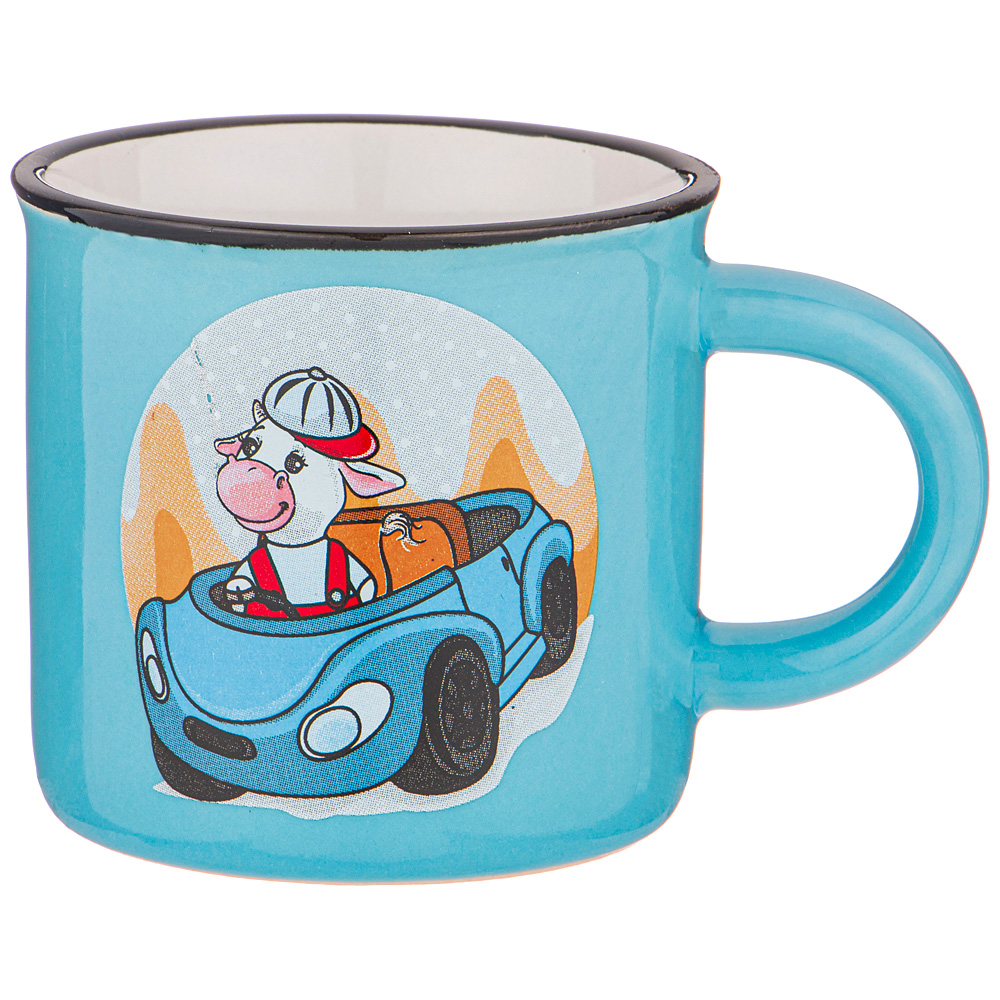  Cute Cow Blue Car, 7 , 7,5 , 180 , , Lefard, , 1 