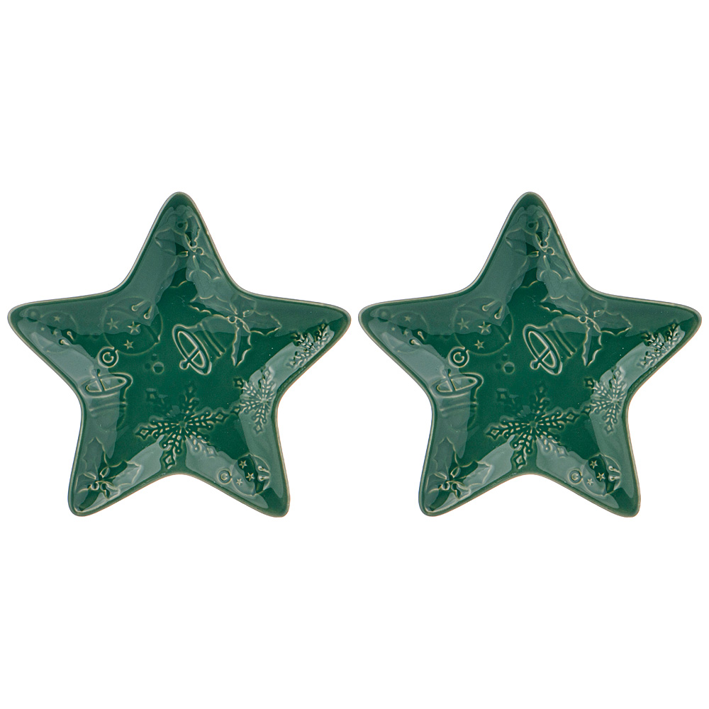   Celebration star green, 2 ., 14 , , Lefard, , celebration, Merry Christmas