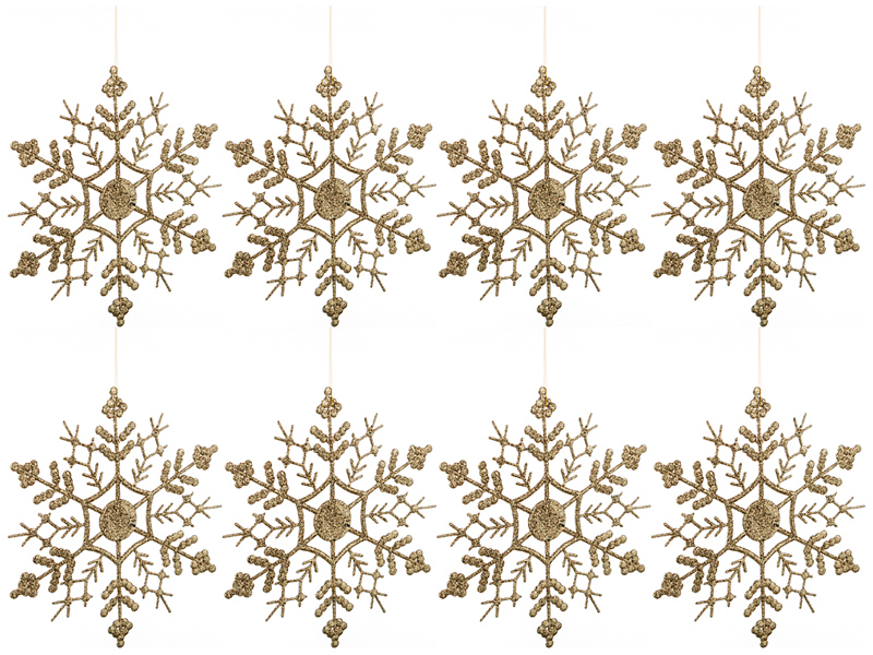    Golden Snowflakes, 8 ., 15  , , Lefard