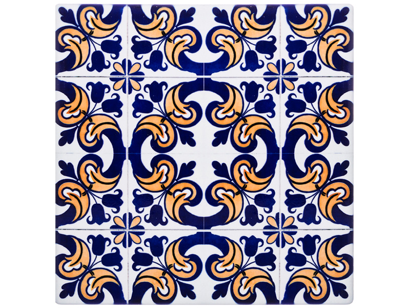    Blue pattern, 15x15 , , Lefard, 