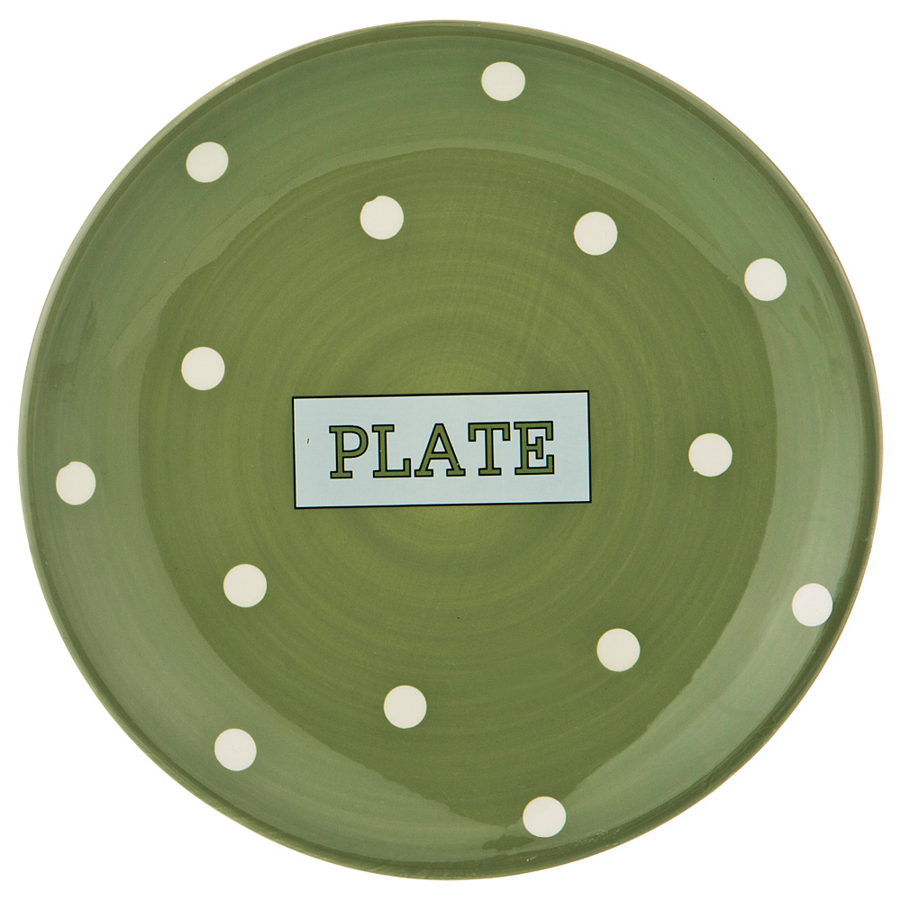   Green&Pink Plate green 20, 20 , , Lefard, 