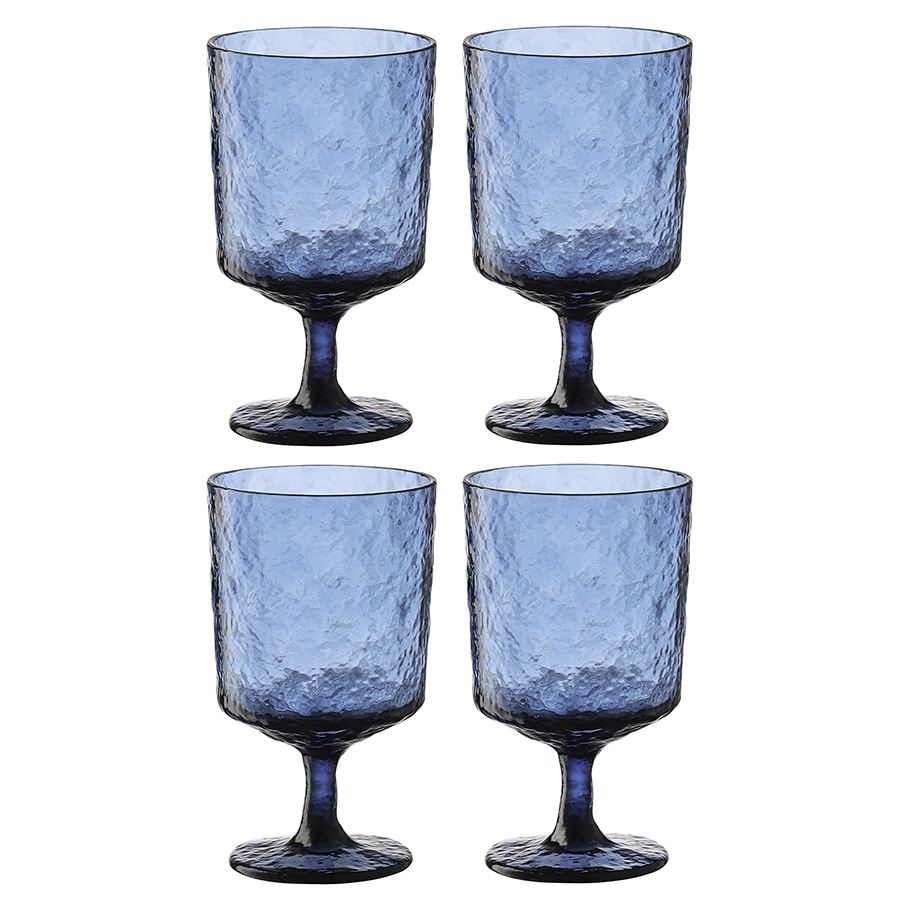 Набор бокалов из акрила Arctic для вина, 280 мл, синий, 4 шт., 7,4 см, 12,9 см, Акрил, Liberty Jones, Великобритания, Arctic Набор бокалов из акрила Arctic для вина, 280 мл, синий, 4 шт., 7,4 см, 12,9 см, Акрил, Liberty Jones, Великобритания, Arctic