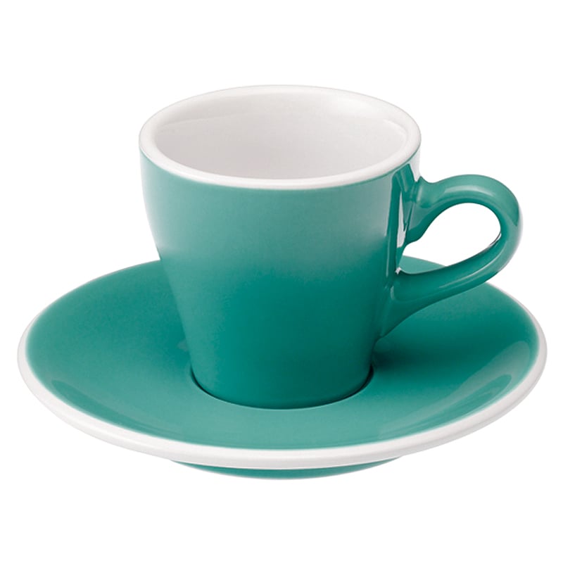   Tulip Turquoise Espresso, 6 , 6 , 80 , , Loveramics, 