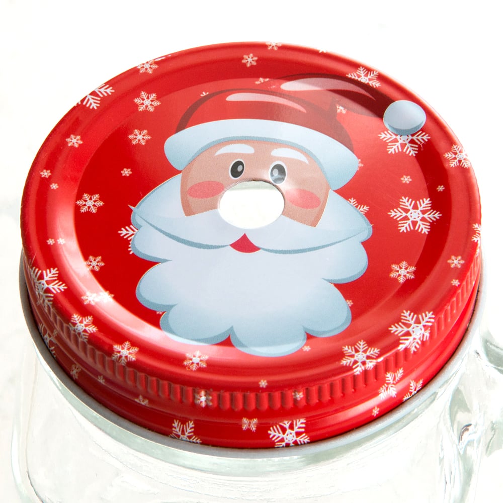    Santa, 7,5 , , Mason Jar, 