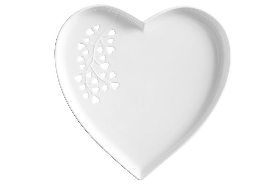   Heart white 22, 22 , , Maxwell & Williams, 