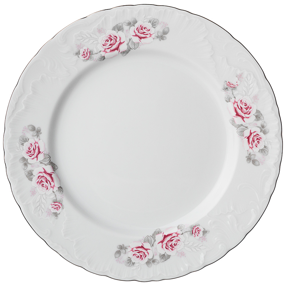   Rococo Gentle Rose white 25, 25 , , Polskie Fabryki Porcelany, 