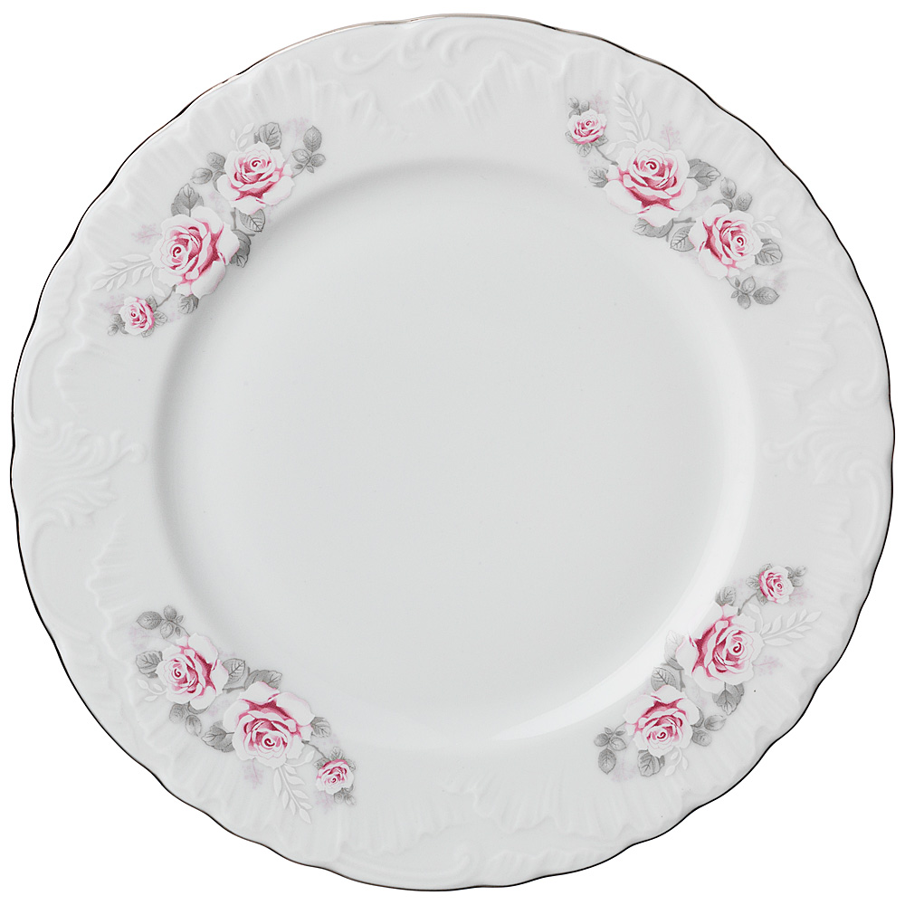   Rococo Gentle Rose white 21, 21 , , Polskie Fabryki Porcelany, 