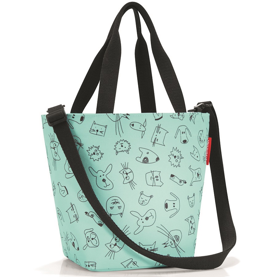   Shopper xs cats and dogs mint, 3116 , , Reisenthel, 
