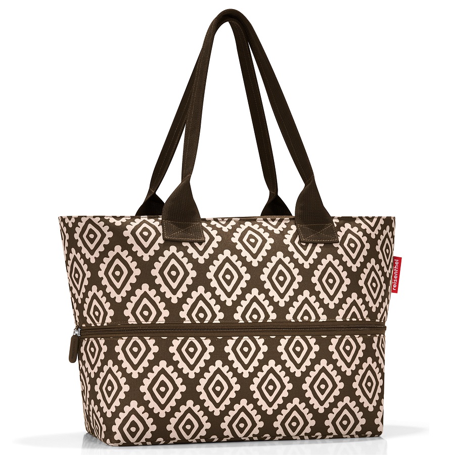  shopper E1 Diamonds mocha, 50x20 , 35 , 18 , , Reisenthel, 