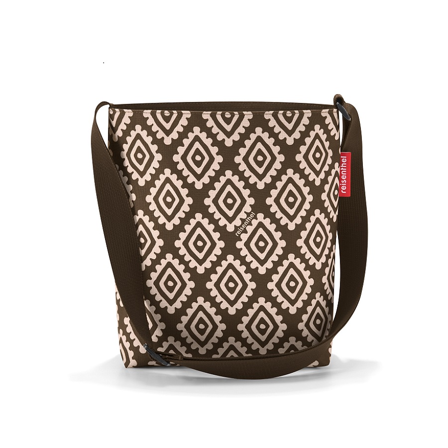  shoulderbag s Diamonds mocha, 30x10 , 30 , 4,7 , , Reisenthel, 