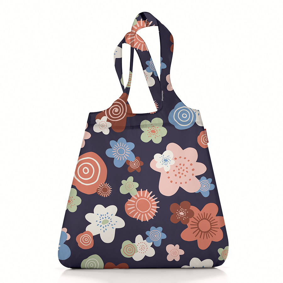   Mini maxi shopper flowers navy, 4410 , 65 , 15 , , Reisenthel, 