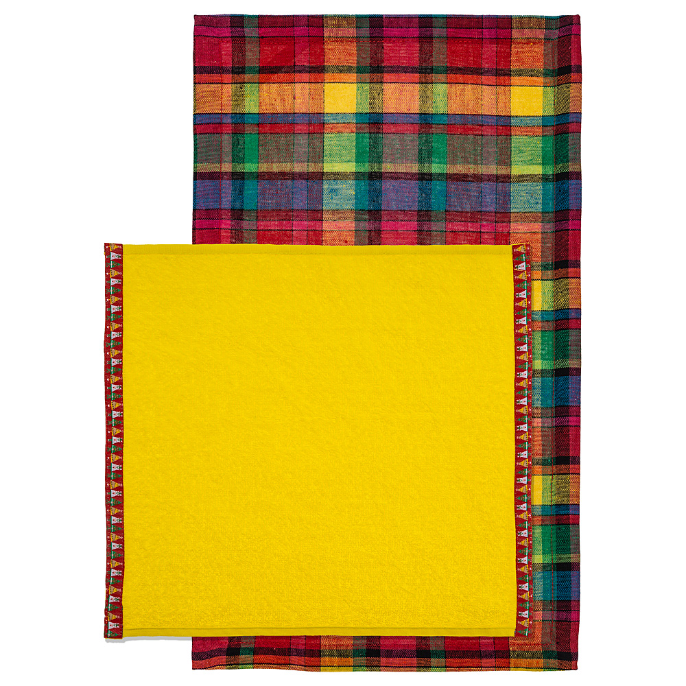   New Year`s Tartan Yellow, 2 ., 5030 , , Santalino, 