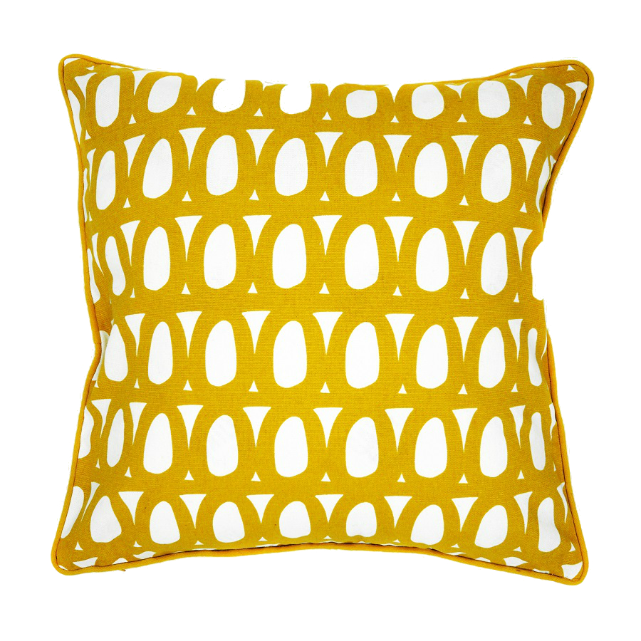    Cuts&Pieces Twirl Mustard 45x45, 45x45 , , Tkano, 