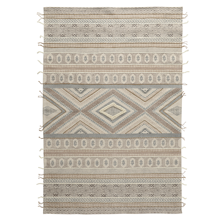   ,    Geometric Ornament Ethnic beige 120180, 120180 , , , , Tkano, 