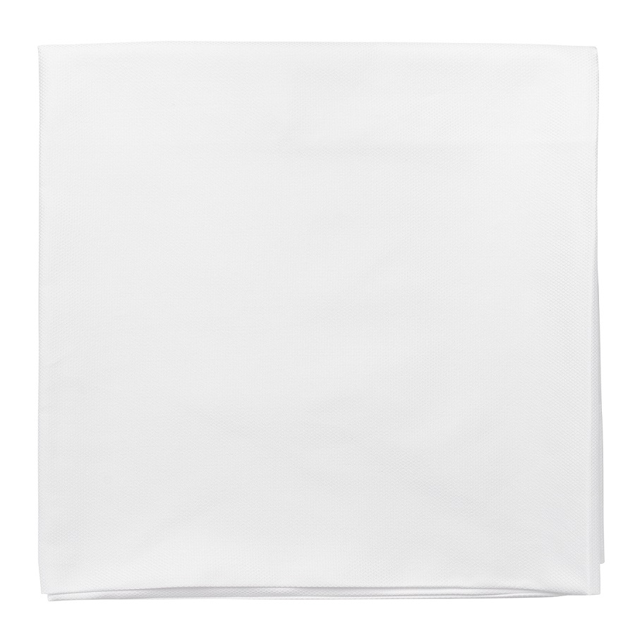 Скатерть Essential jacquard texture cotton white 180, 180х180 см, Хлопок, Tkano, Россия
