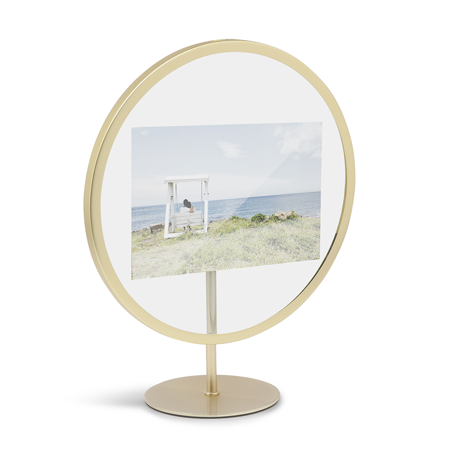  Infinity Round Matte Brass 10x15, 21 , 26 , , , Umbra, 