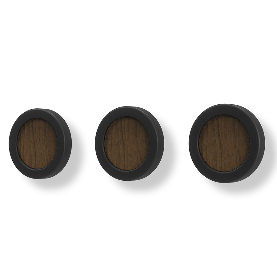   Hub black walnut, 3 ., 7 , 7 , , Umbra, 