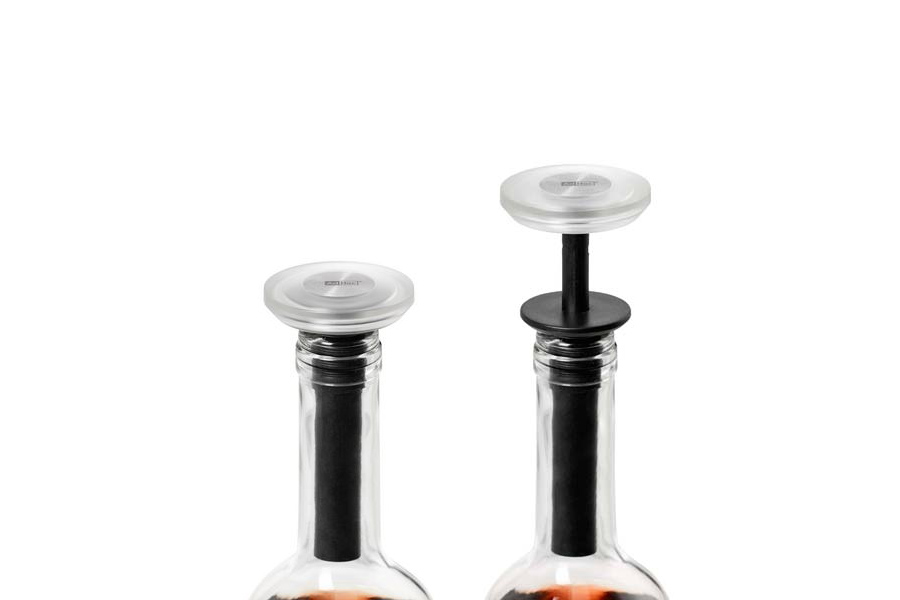 Вакуумный насос для вина Gusto, 10 см, Нерж. сталь, Силикон, Пластик, Adhoc, Германия