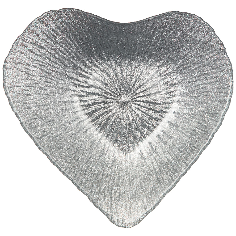  Shiny Silver Heart, 16x16 , , 