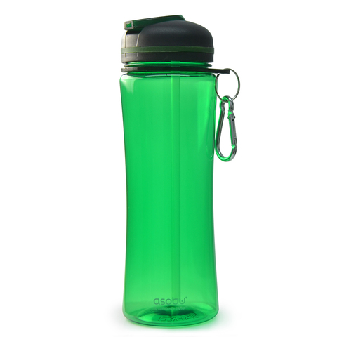 Бутылка спортивная Asobu Triumph Green, 720 мл, 7,5 см, 22 см, Пластик, Asobu