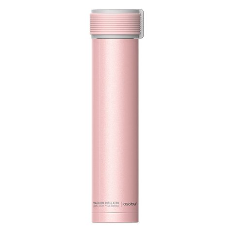 Термобутылка Asobu Skinny Pink, 230 мл, 6 см, 23 см, Нерж. сталь, Asobu