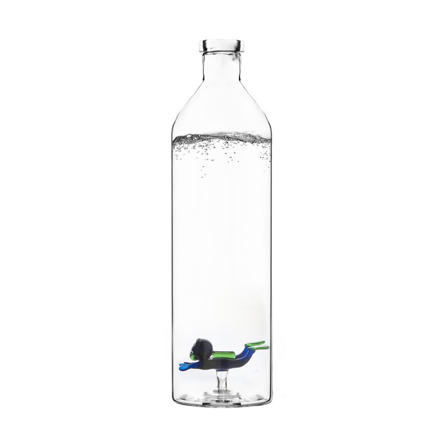 Бутылка для воды Scuba, 1,2 л, 30 см, 9 см, Стекло, Balvi, Испания
