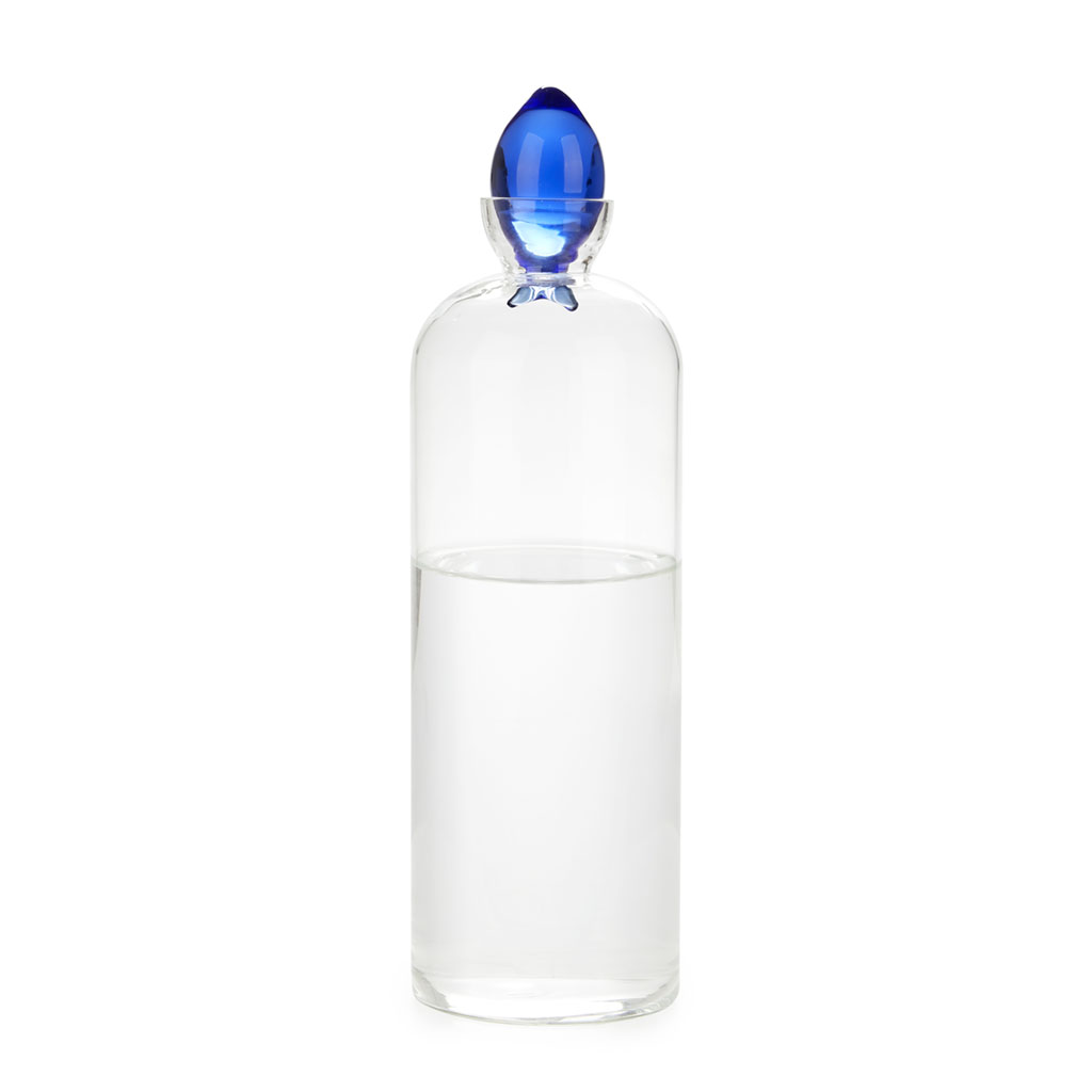 Бутылка для воды Gourami blue, 1,1 л, 28,5 см, Стекло, Balvi, Испания