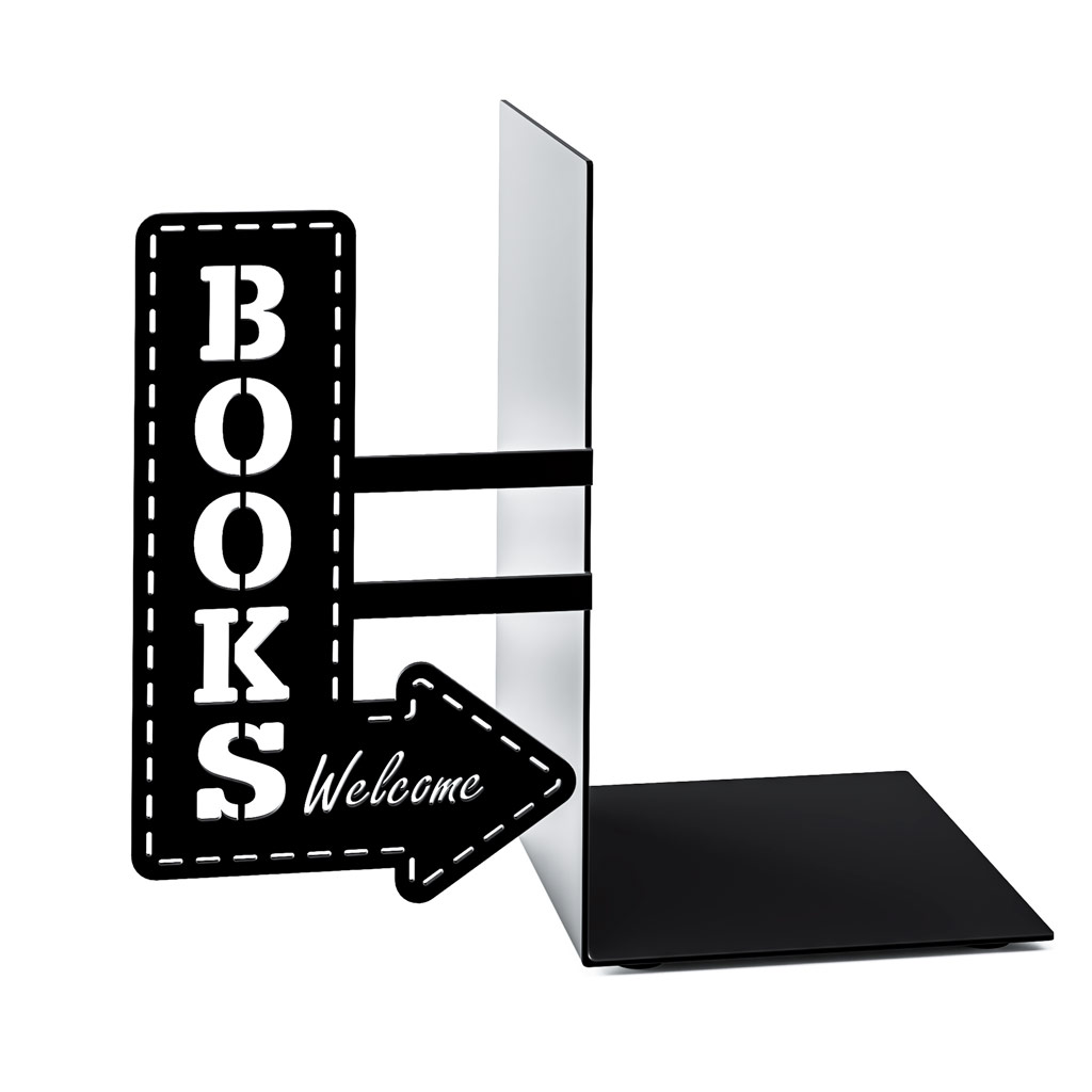 Держатель для книг BookShop, 10х9 см, 17 см, Металл, Balvi, Испания